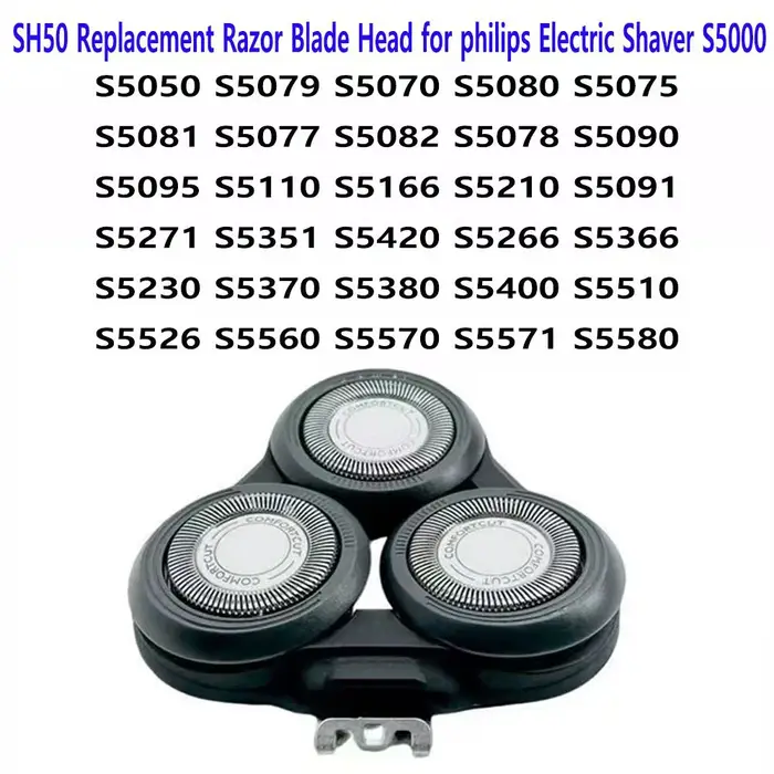 Tête de lame de rasoir de rechange SH50 pour rasoir électrique Philips S5000 S5340 S5370 S5380 S5400