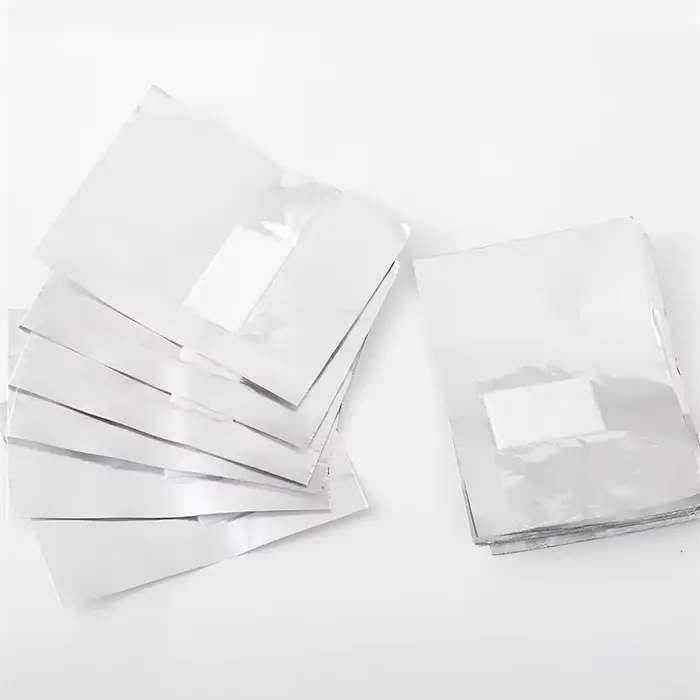 100 pièces sac feuille d'aluminium Nail Art tremper le vernis à ongles enlèvement enveloppes serviette Gel dissolvant