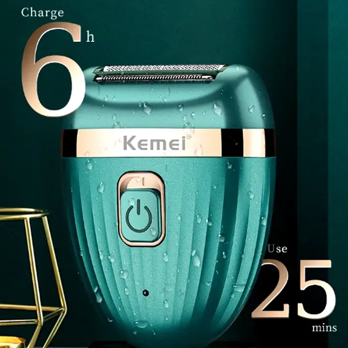 Kemei femmes épilateur électrique épilation visage corps dame Bikini jambes bras aisselles