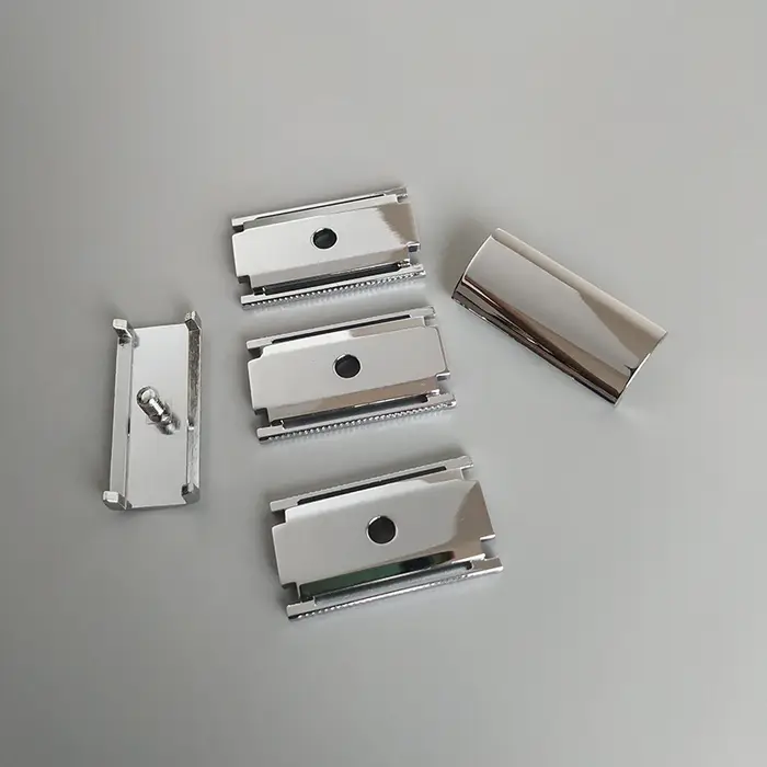 Dscosmetic AX-SE Rasoir de sécurité à double tranchant en alliage de zinc avec manche en acier inoxydable