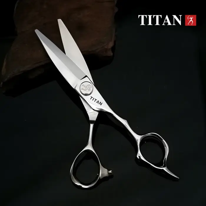 Titan 6 pouces ciseaux de coupe de cheveux professionnels ciseaux de coiffure Style outil de barbier