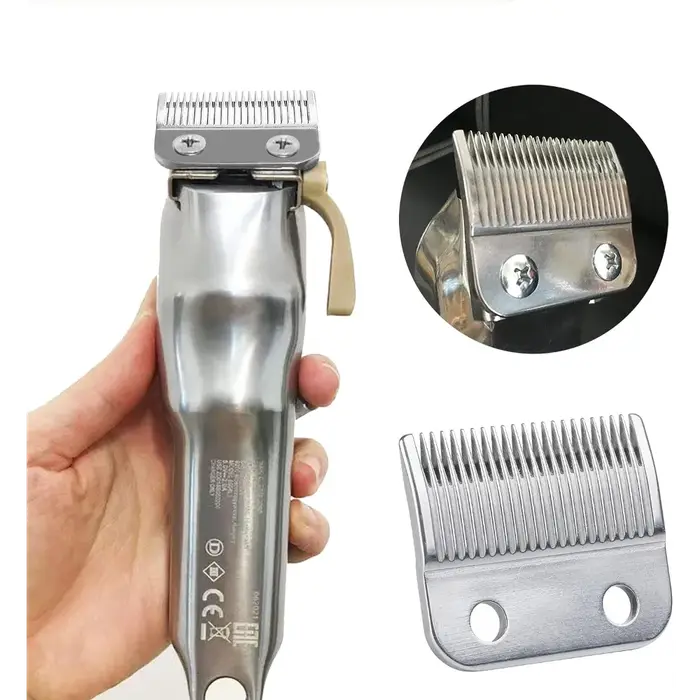 Lames de pièces de tondeuse à cheveux réglables à 2 trous de précision compatibles