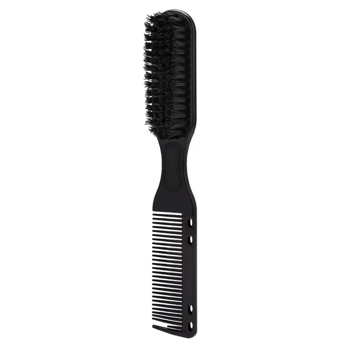 Peigne à barbe 3 couleurs, brosse à raser double face pour homme, brosses à barbe, outil de coiffure