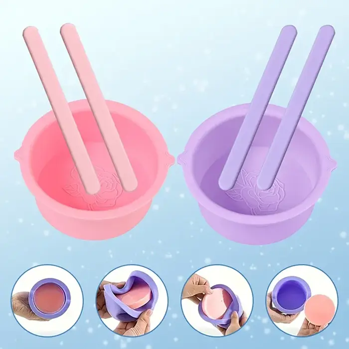 Bol en silicone pour cire