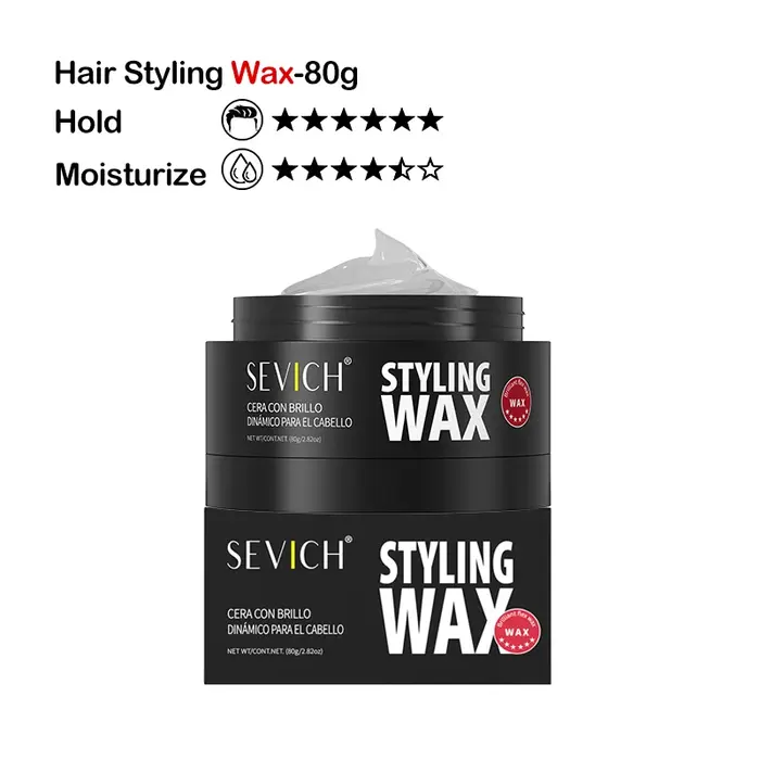 Sevich 80g cire capillaire argile crème capillaire longue durée pour hommes cheveux forte tenue coif
