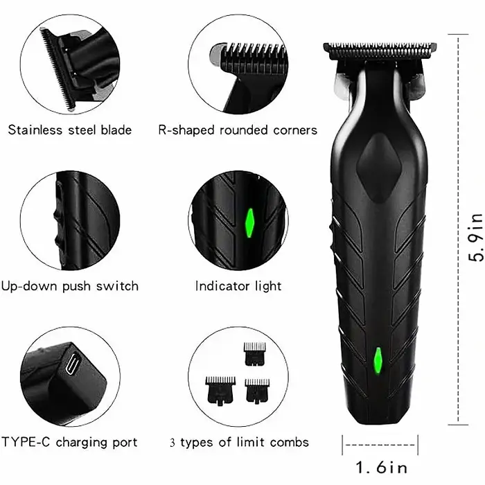 Ensemble de tondeuse à cheveux pour hommes