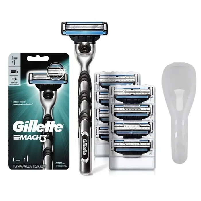Gillette-Rasoir pour Homme Mach3 avec Lubrastrip