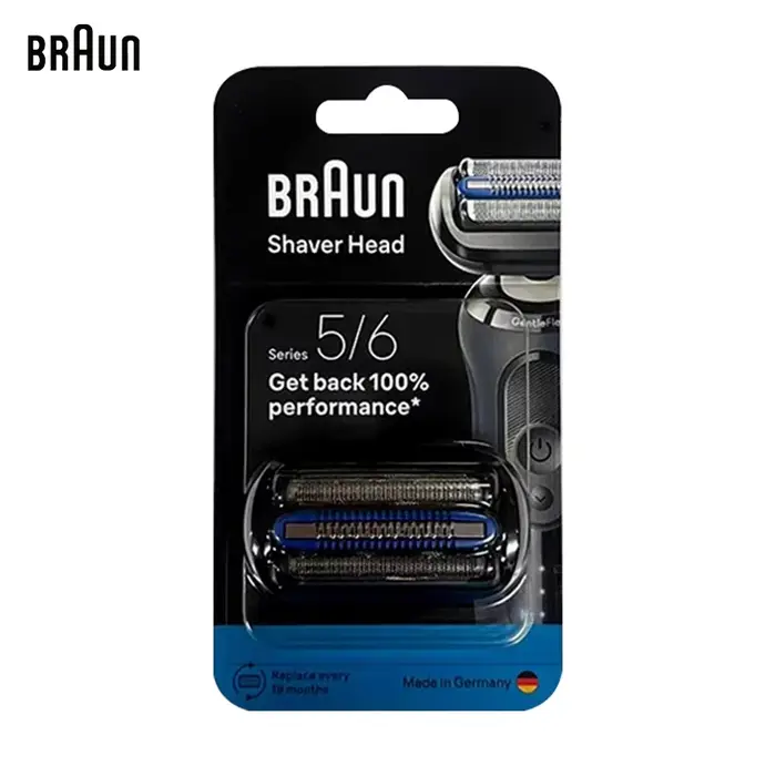 Tête de rasoir de rechange Braun 65B compatible avec les rasoirs électriques