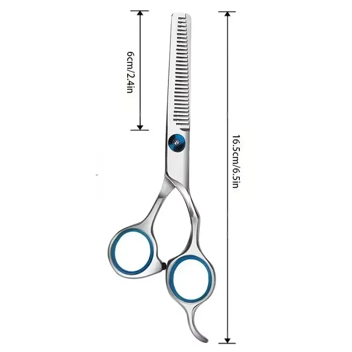 Ciseaux de coiffure professionnels en acier inoxydable, ciseaux de coupe amincissants, cisaille de b