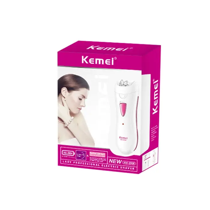 Kemei KM-290R épilateur électrique pour femmes aisselles jambes Bikini zone sensible