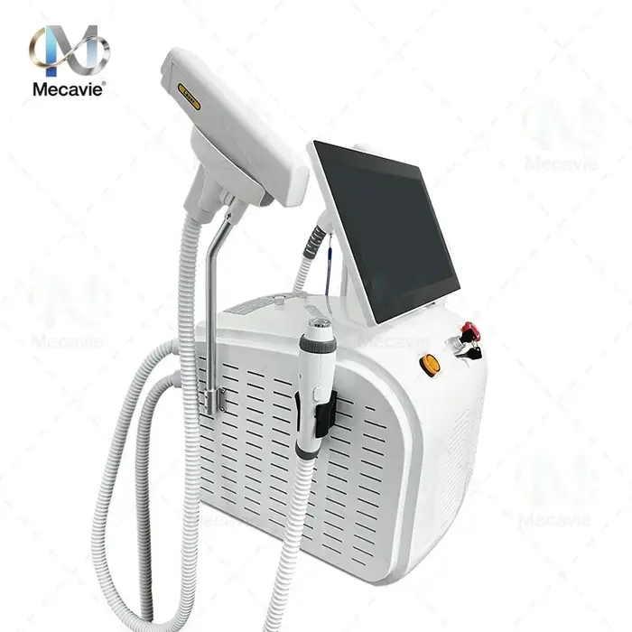 Machine laser portable 4-en-1 4000W : Diode 808nm/RF/IPL/Picoseconde