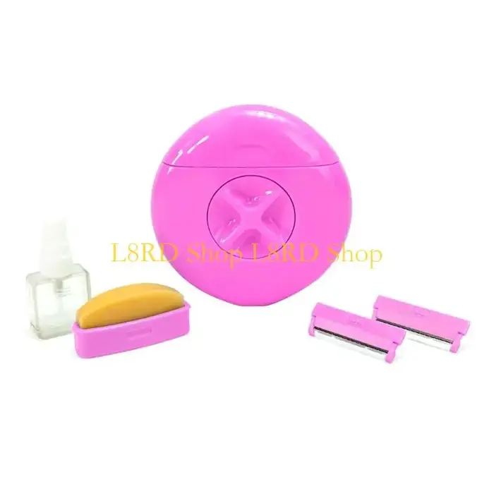 L8RD – rasoir Portable pour femmes, avec bouteille pulvérisation d'eau rechargeable, barre hydratant