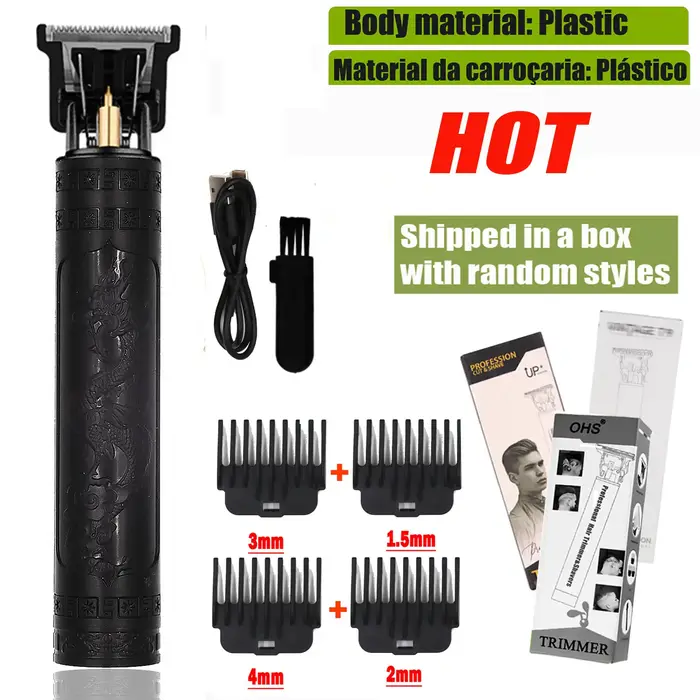 Machine de coupe de cheveux électrique sans fil T9 pour hommes