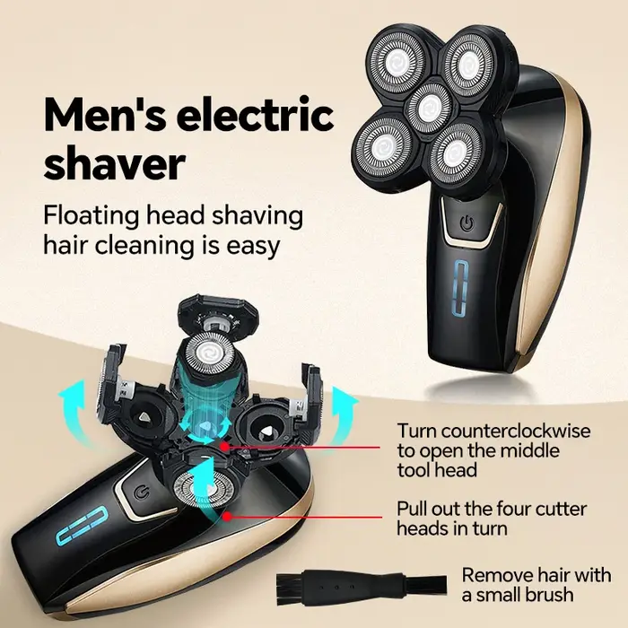 Tondeuse multifonctionnelle 5 en 1 pour hommes