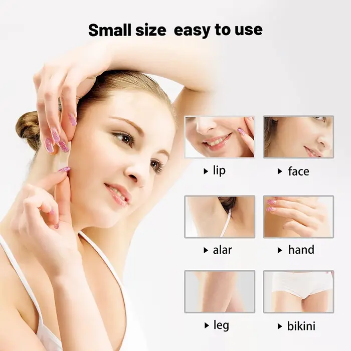12/24 pièces bandes de cire pour les lèvres du visage