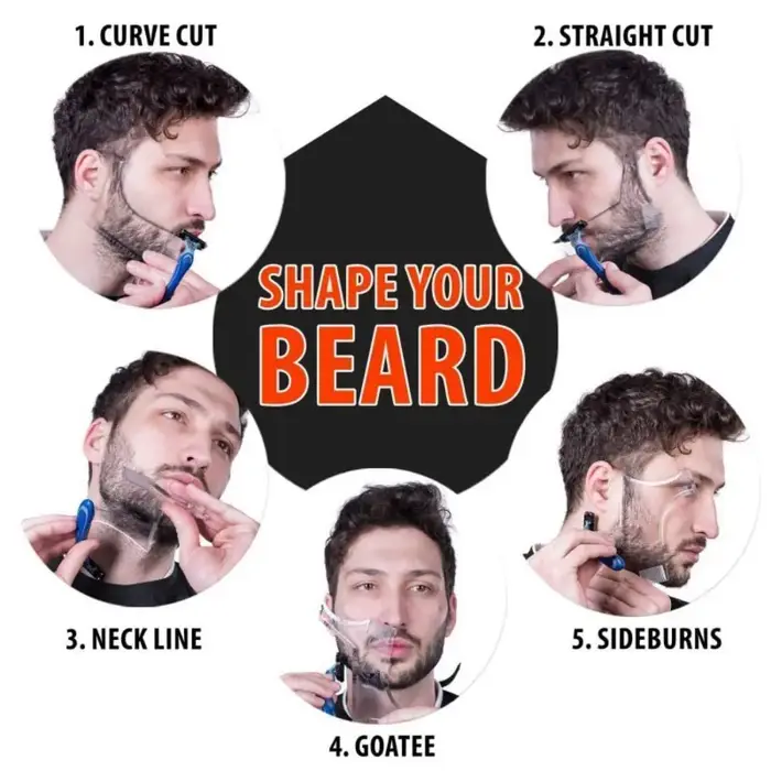 Guide de barbe multifonctionnel pour hommes