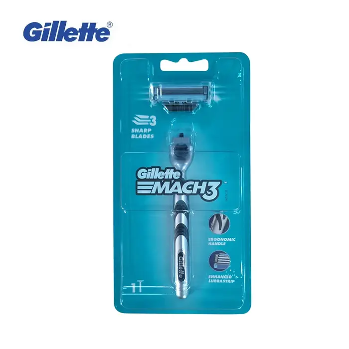 Gillette Mach 3 rasoir hommes rasoir manuel épilation bande de lubrification soin peau sécurité raso