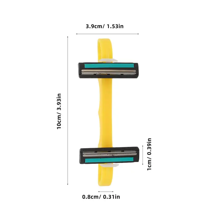 1 Rasoir double tête pour crâne chauve