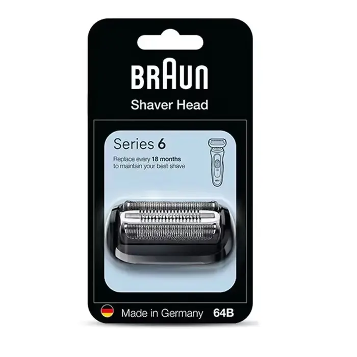 Braun 64B tête de rasoir sensible protection de la peau feuille coupe lame de rasage recharge
