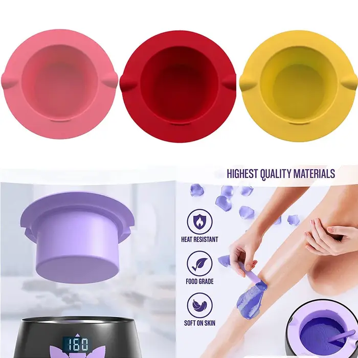 Bols en silicone pour cire dépilatoire