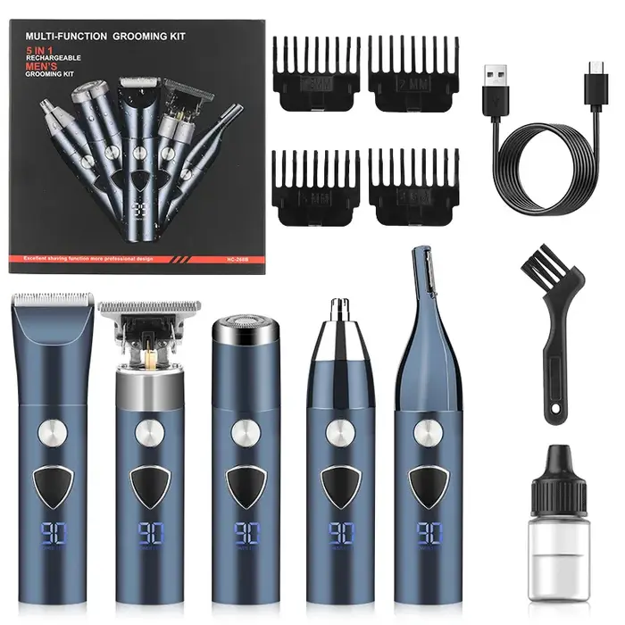 Tondeuse électrique 5 en 1 pour hommes