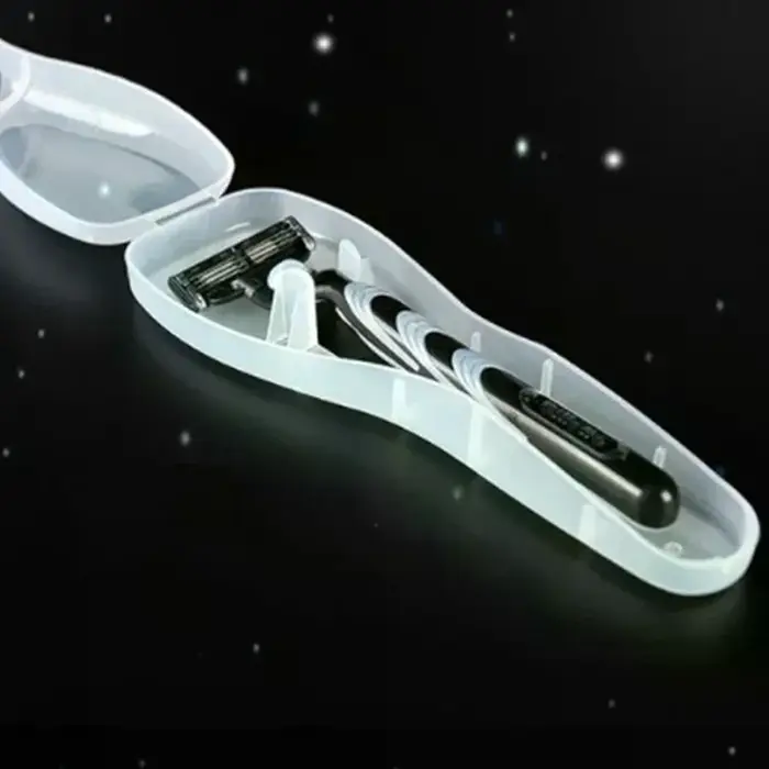 Boîte de rangement pour rasoir Portable pour hommes