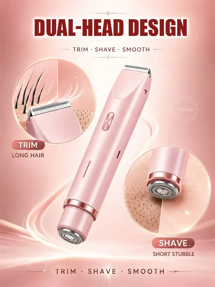Rasoir électrique pour femmes, rasoir bikini pour zones intimes, aisselles, jambes et bras