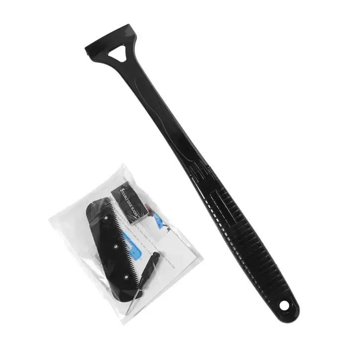 Rasoir pliant pour hommes, manche Long, brossage humide ou sec, tondeuse à cheveux manuelle, trou de