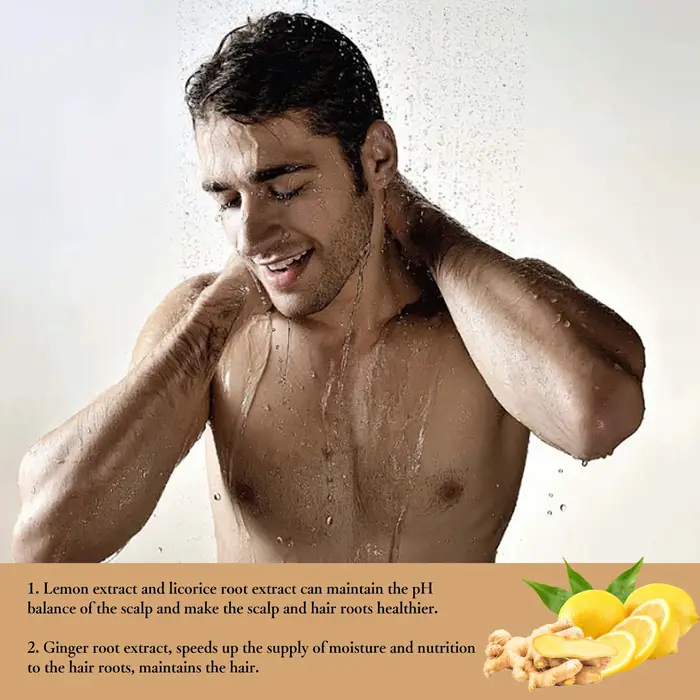 Shampoing pour la croissance des cheveux pour hommes