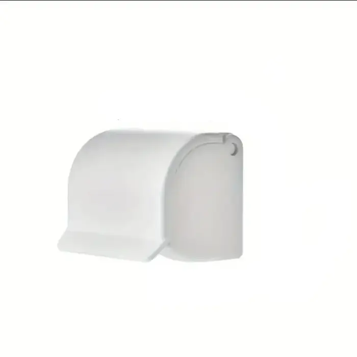 Porte-rasoir imperméable, auto-adhésif, anti-poussière, à fixer au mur, en plastique avec couvercle,