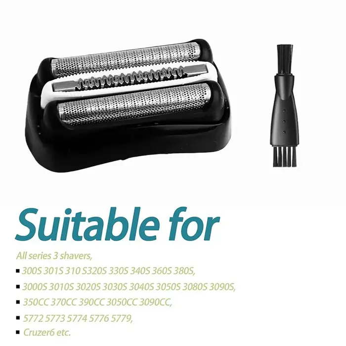 1 pièce Têtes de rechange pour rasoir série 3 32B 32S 3000s 310s 3040s 3050cc 3010s 3070cc 3080s 3090s 350cc-4 370cc-4