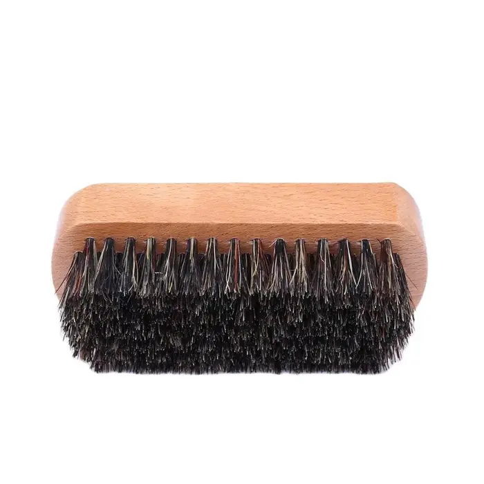 Brosse à moustache et barbe YAQI en poils de sanglier naturels – Outil de soin