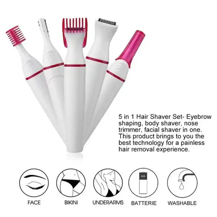 EyebloggKnife-Rasoir électrique 5 en 1 pour femme