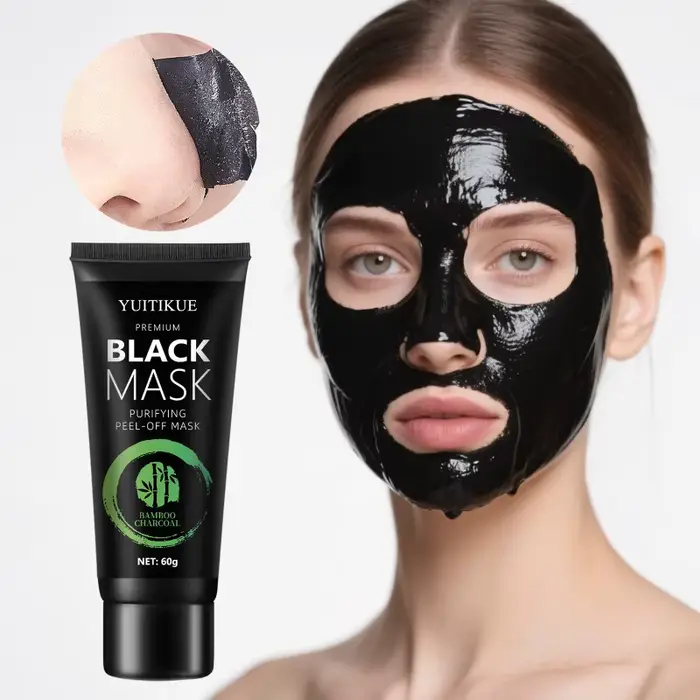 Masque à points noirs au charbon de bambou