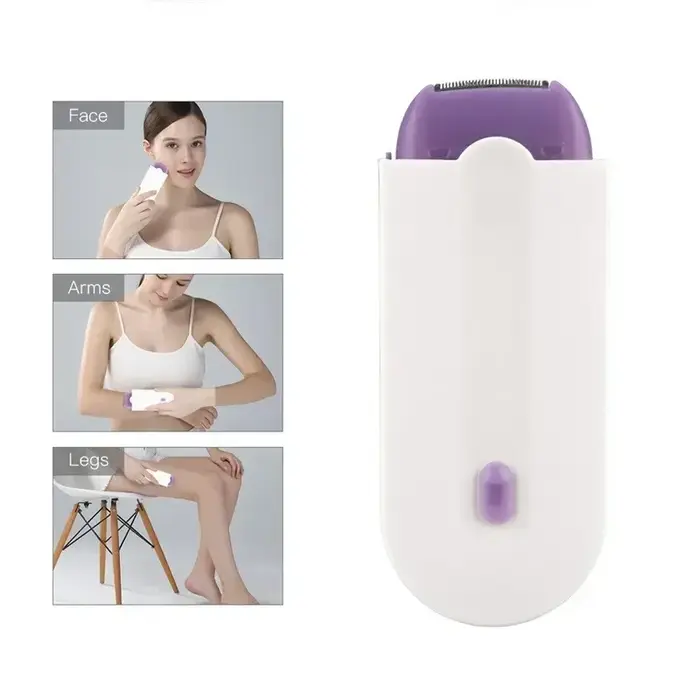 Rasoir électrique pour épilation au Laser, Rechargeable par USB, pour femmes, corps, visage, jambes,