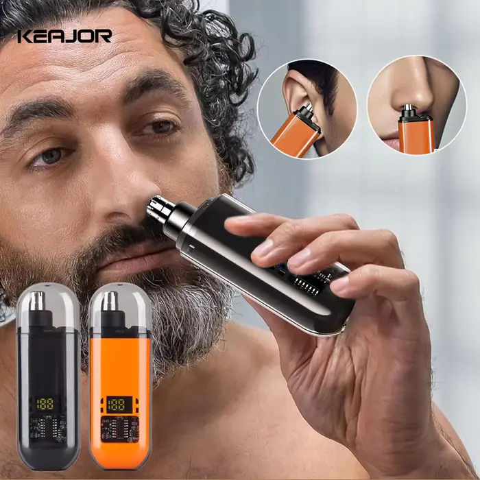 Tondeuse à poils de nez électrique Rechargeable pour hommes