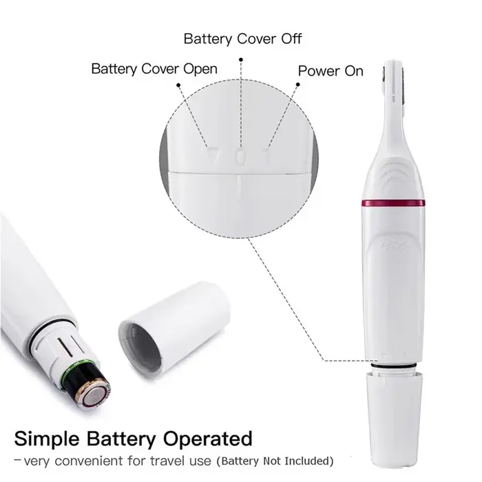 Épilateur électrique multifonction 1/2 pièces, tondeuse indolore pour sourcils, corps, Bikini, épilation du visage, rasoir 5 en 1
