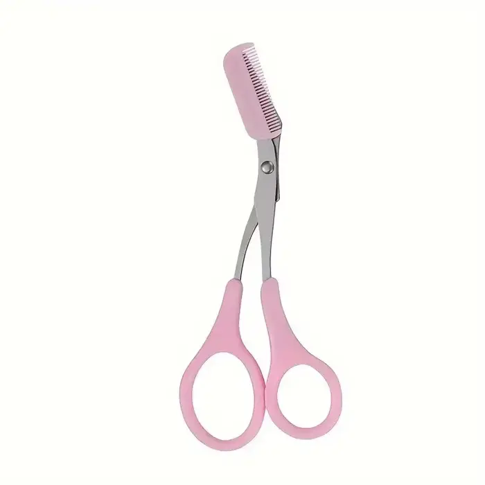 Ciseaux de précision pour sourcils avec peigne