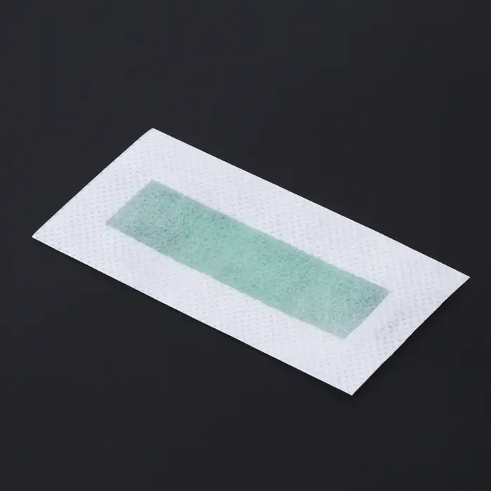 10x épilation épilateur dépilatoire bandes cire froide tampon papier pour le visage non tissé