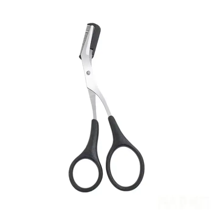 Ciseaux de précision pour sourcils avec peigne, pour l'épilation et le modelage des cils et des poil