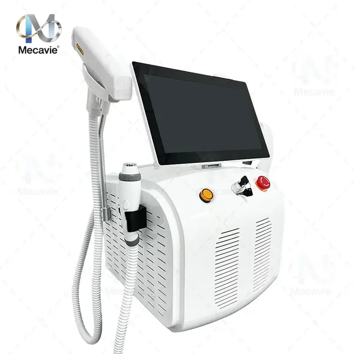 Machine laser portable 4-en-1 4000W : Diode 808nm/RF/IPL/Picoseconde