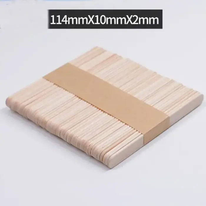 Spatule en bois pour épilation du corps pour femme