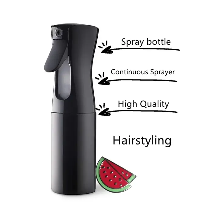 BIBI pulvérisateur continu eau pour cheveux Ultra Fine monsieur vaporisateur bouteille sans propulseur pour la coiffure