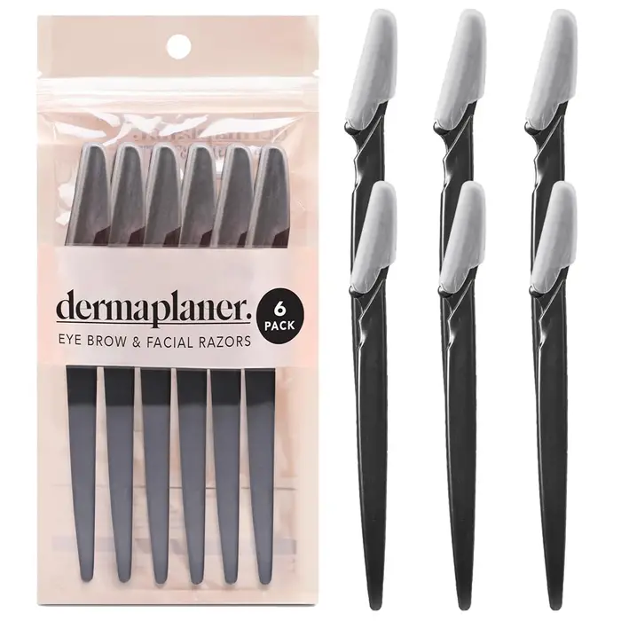 12/6PCS Lady shaver – Rasoir facial pour femmes et hommes – Tondeuse à sourcils, rasoir et outil de 