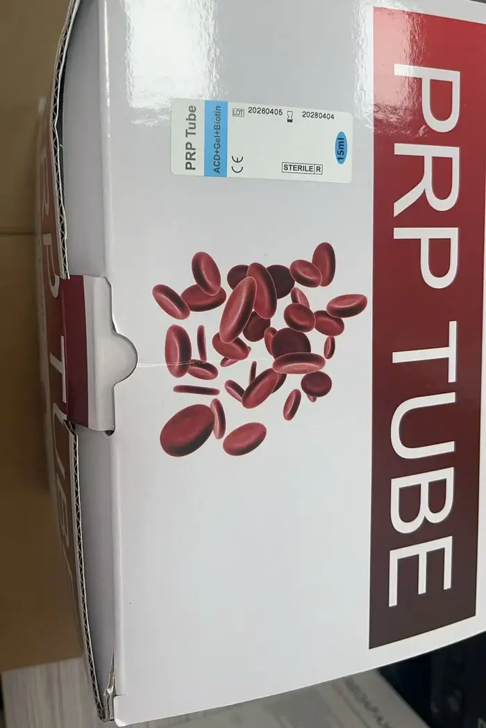 Tube PRP de 10 ml, 12 ml, 15 ml avec gel ACD / PRF / héparine de sodium / GFC / biotine pour la thér