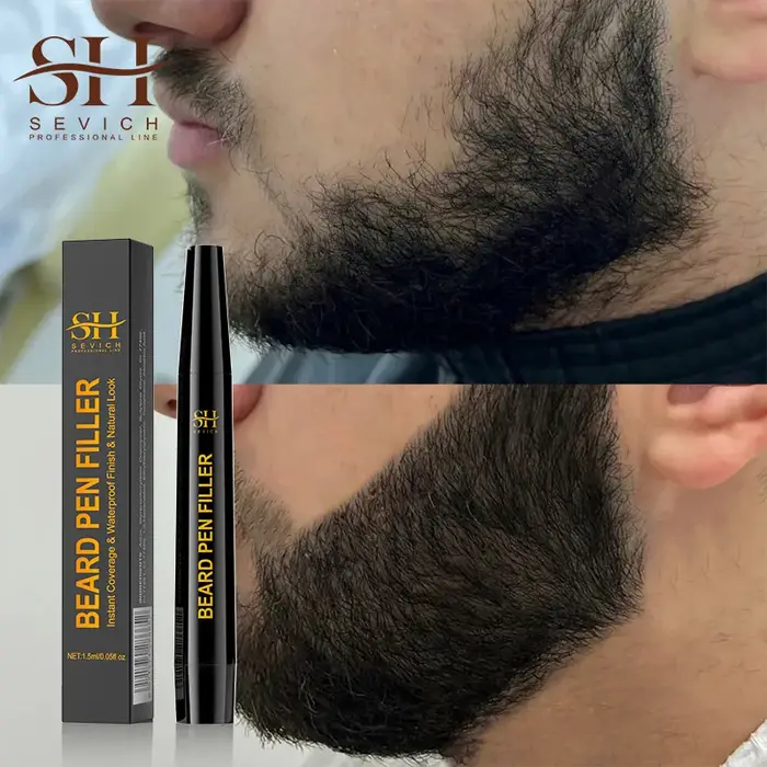 Stylo de remplissage de barbe étanche pour hommes