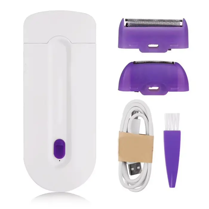Épilateur électrique portable pour femme, rasoir indolore, épilation aste, tondeuse à raser pour tou