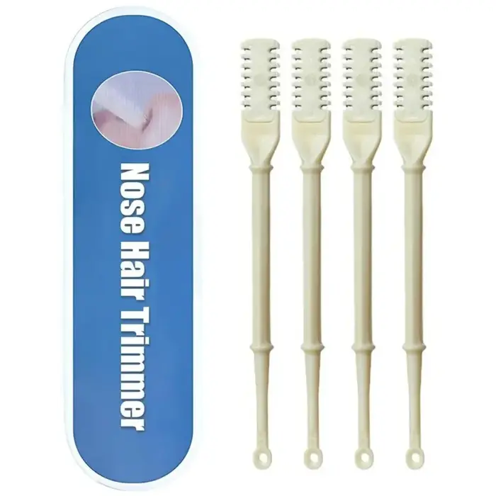 Kit de tondeuse manuelle pour poils de nez, rasoir à double tête pour hommes et femmes, outil d'épil