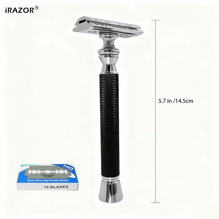 IRAZOR – rasoir DE sécurité classique en forme DE T pour hommes