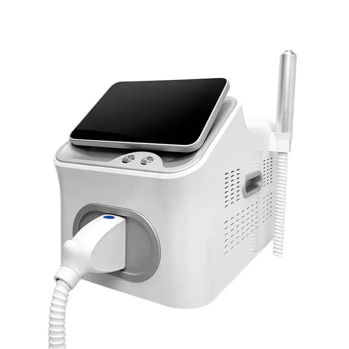 Machine professionnelle 2-en-1 pour l'épilation au laser diode et le détatouage, machine d'épilation